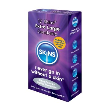 Skins Extra Large Condoms - 12 Skins