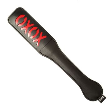 Sex & Mischief Faux Leather XOXO Spanking Paddle
