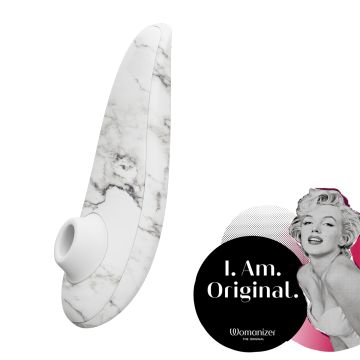 Womanizer Classic 2 Marilyn Monroe Special Edition Clitoral Stimulator - White Marble