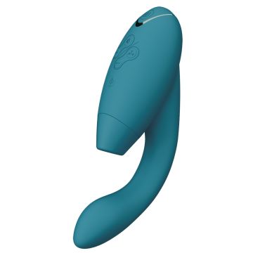 Womanizer Duo 2 Rechargeable G-Spot and Clitoral Stimulator - Petrol