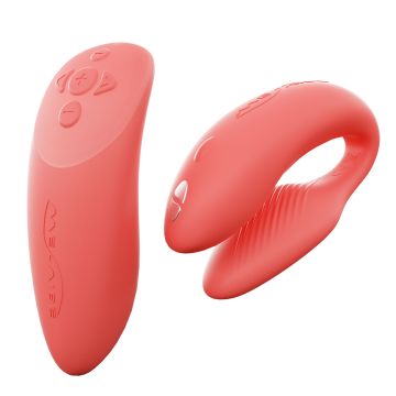 We-Vibe Chorus App and Remote Control Couples Vibrator - Crave Coral