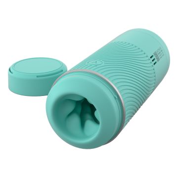 Arcwave Pow Dual-Entrance Suction Control Male Masturbator - Mint Green
