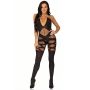 Illusion Crotchless Halter Bodystocking