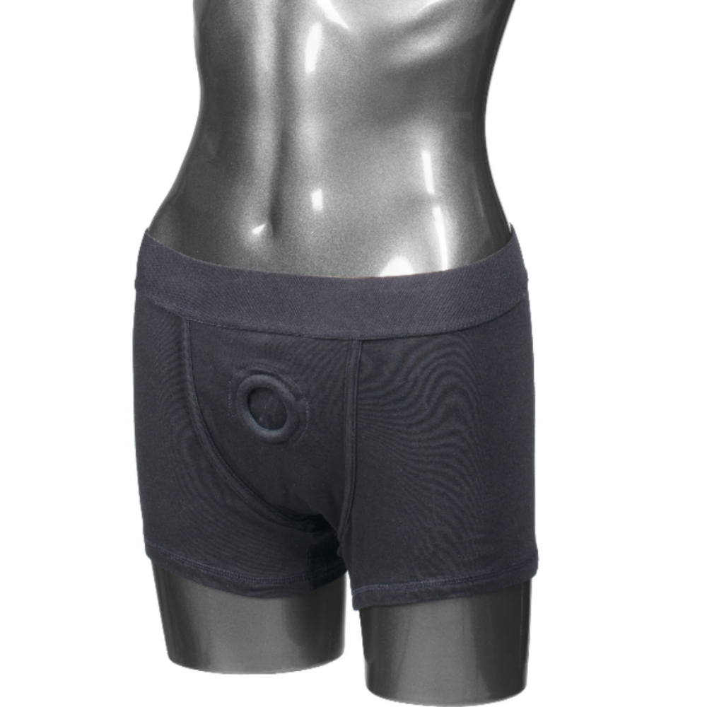 Image of Packer Gear Strap-On Harness Boxer Shorts.