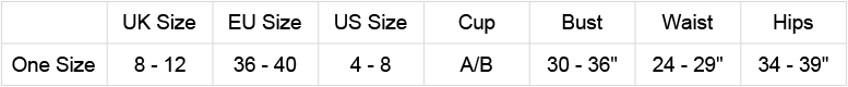 G-World Size Guide