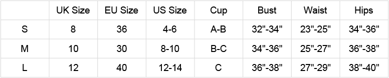 Leg Avenue Size Guide