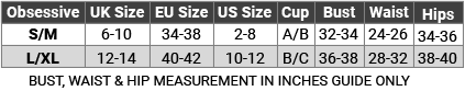 Obsessive Size Guide