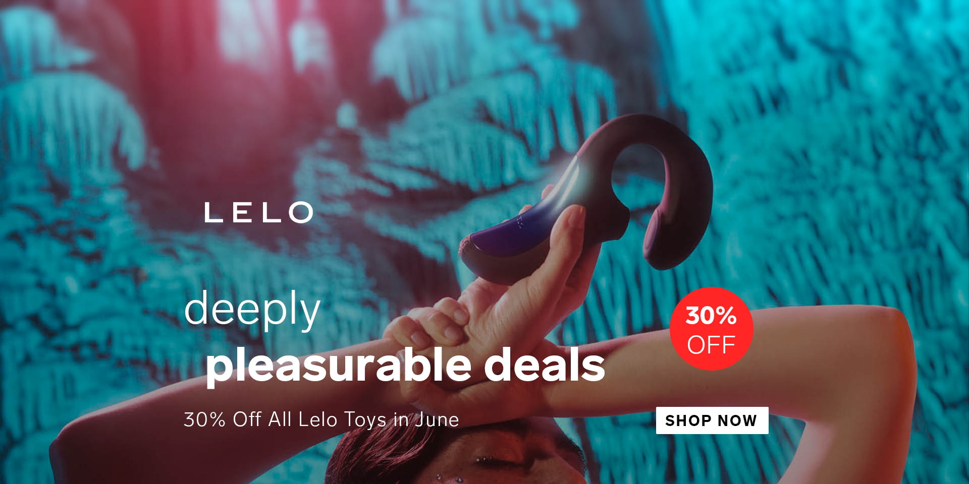 30% Off All Lelo premium sex toys, clitoral suction vibrators and prostate massagers this month at Harmony Sex Shop
