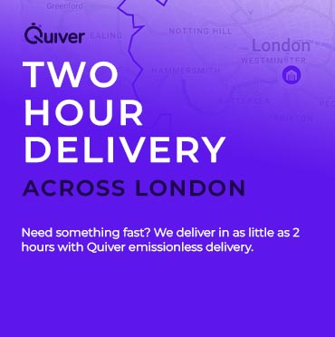 Two Hour Delivery in London with Quiver at Harmony