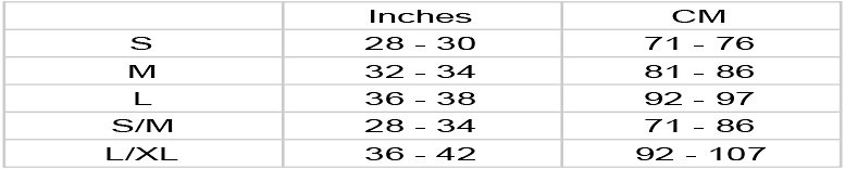 Male Power Size Guide